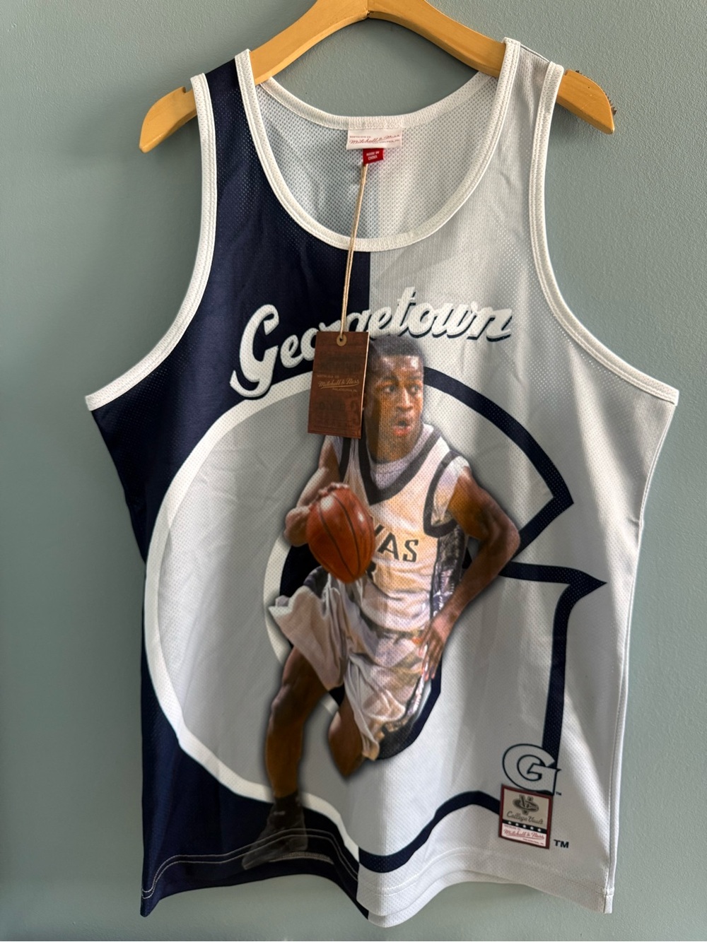 Mitchell & Ness College Vault Georgetown Hoyas Allen Iverson Tank Top Jersey